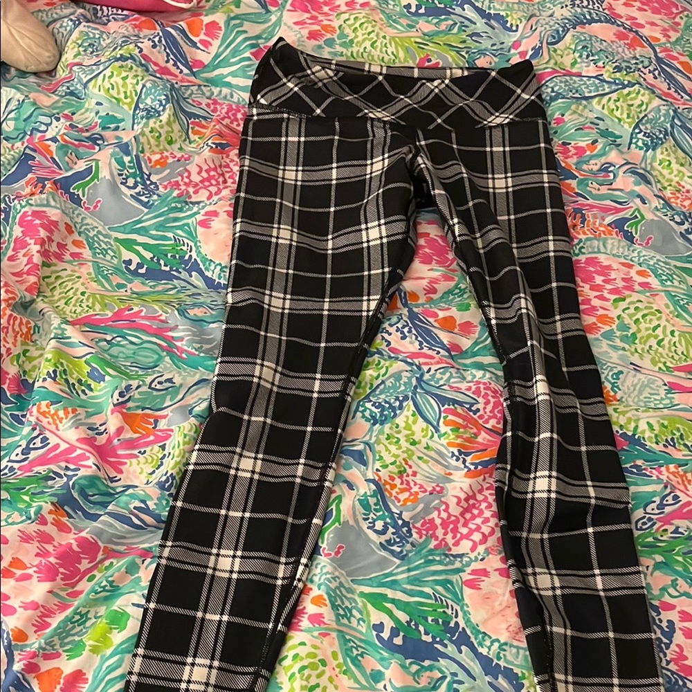 Lululemon Athletica Black and White Leggings